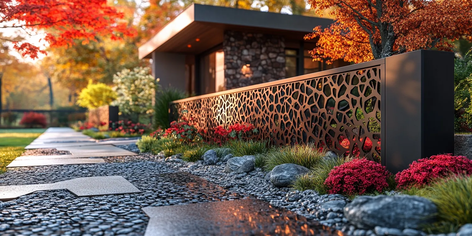 Jak optycznie poszerzyć długi wąski ogród?