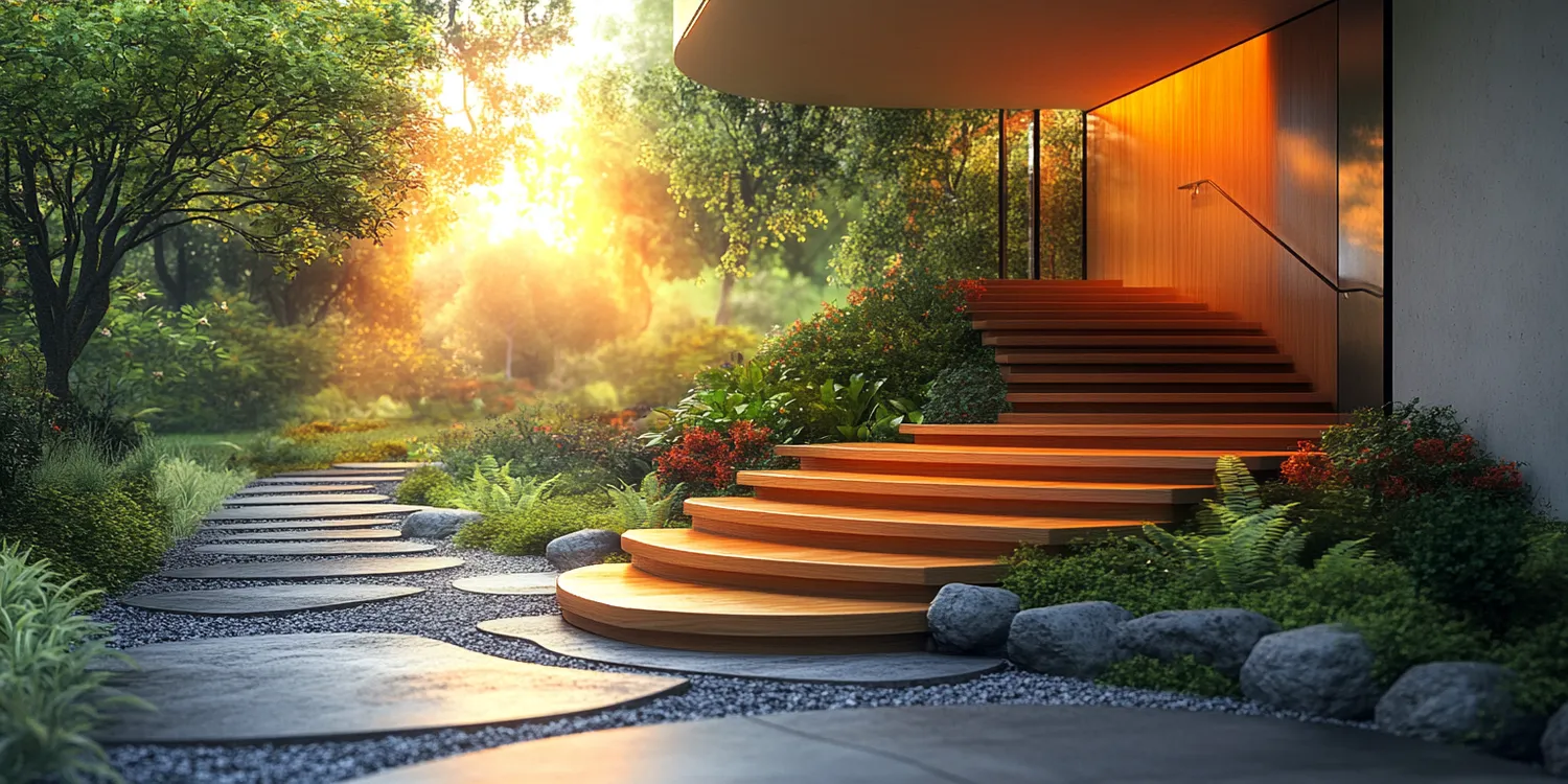 Jak urządzić ogród przed wejściem do domu?