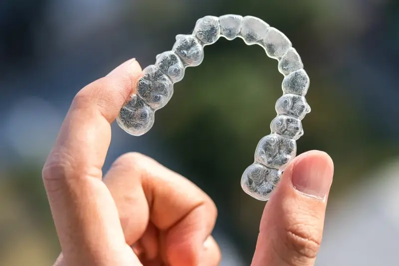 Noszenie nakładek Invisalign
